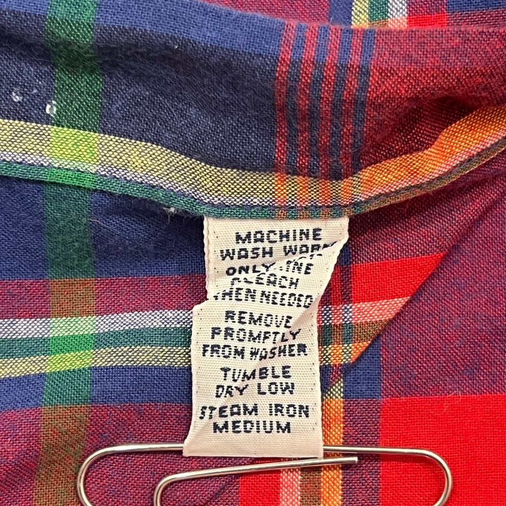 Ralph Lauren Blake Mens Sz M Plaid Button Down Shirt Multicolor *READ - Picture 7 of 8